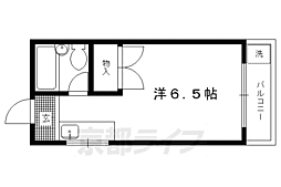 リノステイ千本鞍馬口 1Kの間取図画像