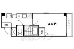 ヴァインオークネクト 1Kの間取図画像