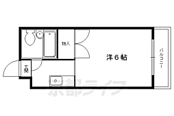 センチュリーハイツコスモ 1Kの間取図画像