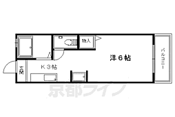 アネックスえんじゅ 1Kの間取図画像