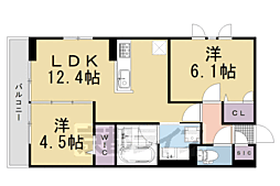 ノースガーデンＭ 1階/-