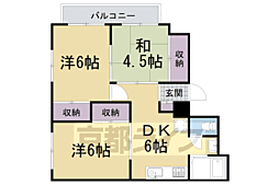 グレーシー高野 3DKの間取図画像