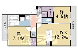 SAKURA CIEL 2LDKの間取図画像
