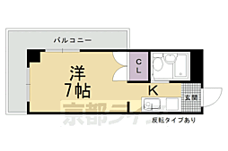 フィットハイツ 1Kの間取図画像