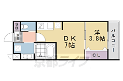ファステート九条河原町レイヴ 1階/-