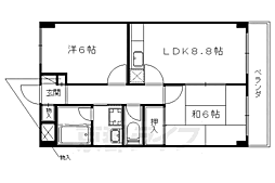 ドルチェ・ナギツジ 2LDKの間取図画像