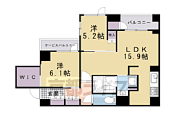 ジオ京都北大路 4階/404