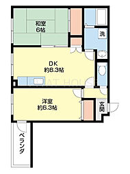シャンティイ田中町 6階/602