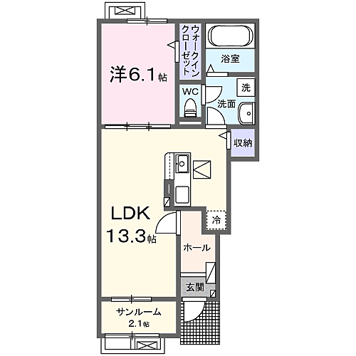 仮）新中島アパート 102｜和歌山県和歌山市新中島(賃貸アパート1LDK・1階・50.05㎡)の写真 その2