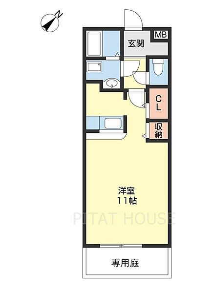 アーバンパレス中之島 102｜和歌山県和歌山市中之島(賃貸アパート1R・1階・31.50㎡)の写真 その2