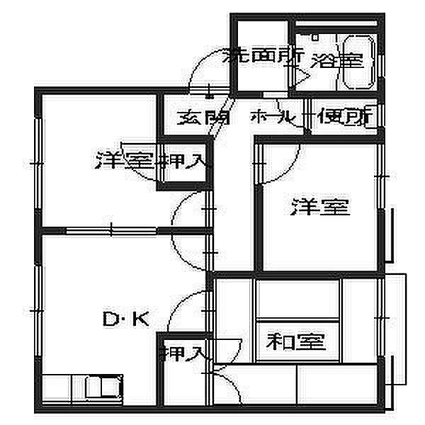 グラン・ファーム 102｜和歌山県和歌山市西庄(賃貸アパート3DK・1階・54.90㎡)の写真 その2