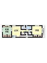 和歌山県和歌山市東長町３丁目（賃貸マンション2LDK・2階・60.71㎡） その2