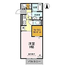 D-room東高松II 201 ｜ 和歌山県和歌山市東高松２丁目（賃貸アパート1K・2階・33.61㎡） その2