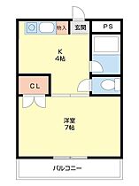 サンパレス 402 ｜ 和歌山県和歌山市木広町５丁目3-8（賃貸マンション1K・4階・25.65㎡） その2