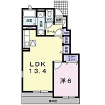 ベネフィット　レジデンスIII　Ａ 105 ｜ 和歌山県和歌山市山口西69-1（賃貸アパート1LDK・1階・45.93㎡） その2