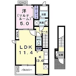 グランソレイユ 2階