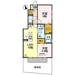 ルーチェ木ノ本 1階/101