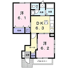 物件の間取り