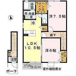 カーサモニカ　Ａ棟 2階