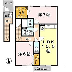 ドエル・TOMO 2階