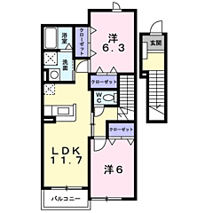 物件の間取り
