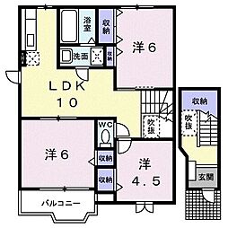 ベル神前A 2階
