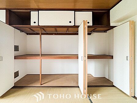 大容量の収納スペースで住空間はスッキリ広々。