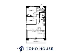 アデニウム菊名 2LDKの間取図画像