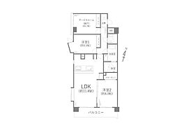 サングレイス洋光台 2SLDKの間取図画像