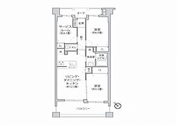 間取図画像 2SLDK