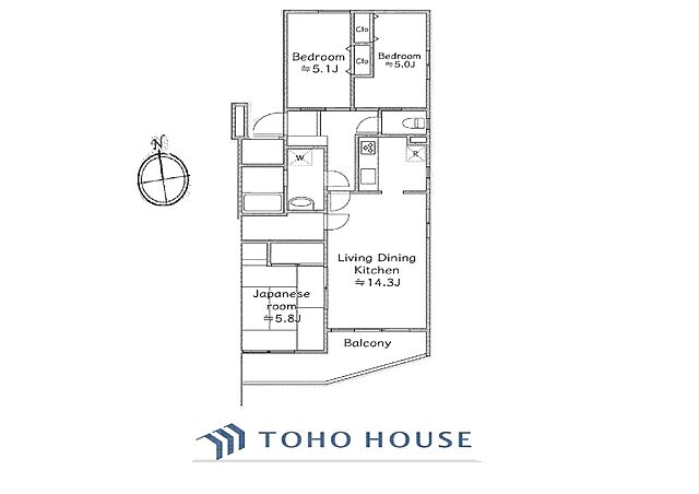 間取り リリファ本郷台 1階/-