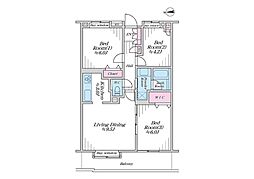 間取図画像 3LDK