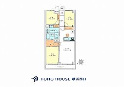ライオンズマンション宮崎台第3 3LDKの間取図画像