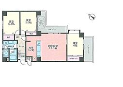 間取図画像 3LDK