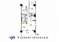 間取図画像 3LDK