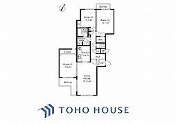 コンドミニアム港南台2 3LDKの間取図画像
