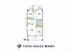 ビッグヴァン磯子汐見台 3LDKの間取図画像