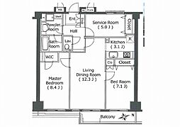 間取図画像 2SLDK