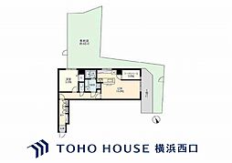シャンボール戸塚 1LDKの間取図画像