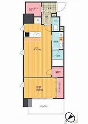 デュオステージ横濱天王町 1LDKの間取図画像