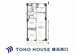 ハイマート横浜 3LDKの間取図画像