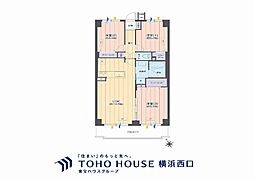 サンライズ鶴見北寺尾1 3LDKの間取図画像