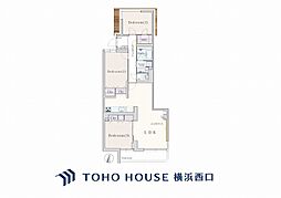 東寺尾ヒルズ85L棟 3LDKの間取図画像