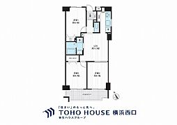 戸塚グリーンヒルC棟 3LDKの間取図画像
