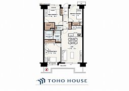ローヤルシティ鴨居参番館 2SLDKの間取図画像