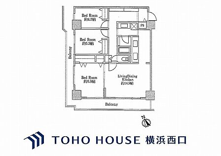 3LDK 間取り