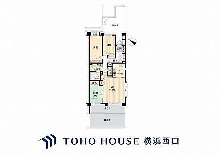 3LDK 間取り