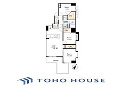 シーズスクエア鶴見 3LDKの間取図画像
