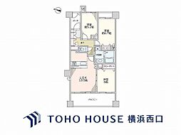 クリオ磯子弐番館 3LDKの間取図画像