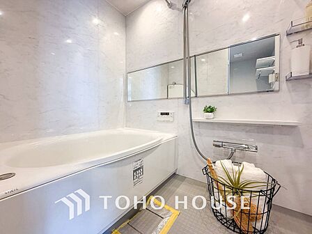 快適な使い心地とゆとりある空間が1日の疲れを解きほぐすバスルーム。
